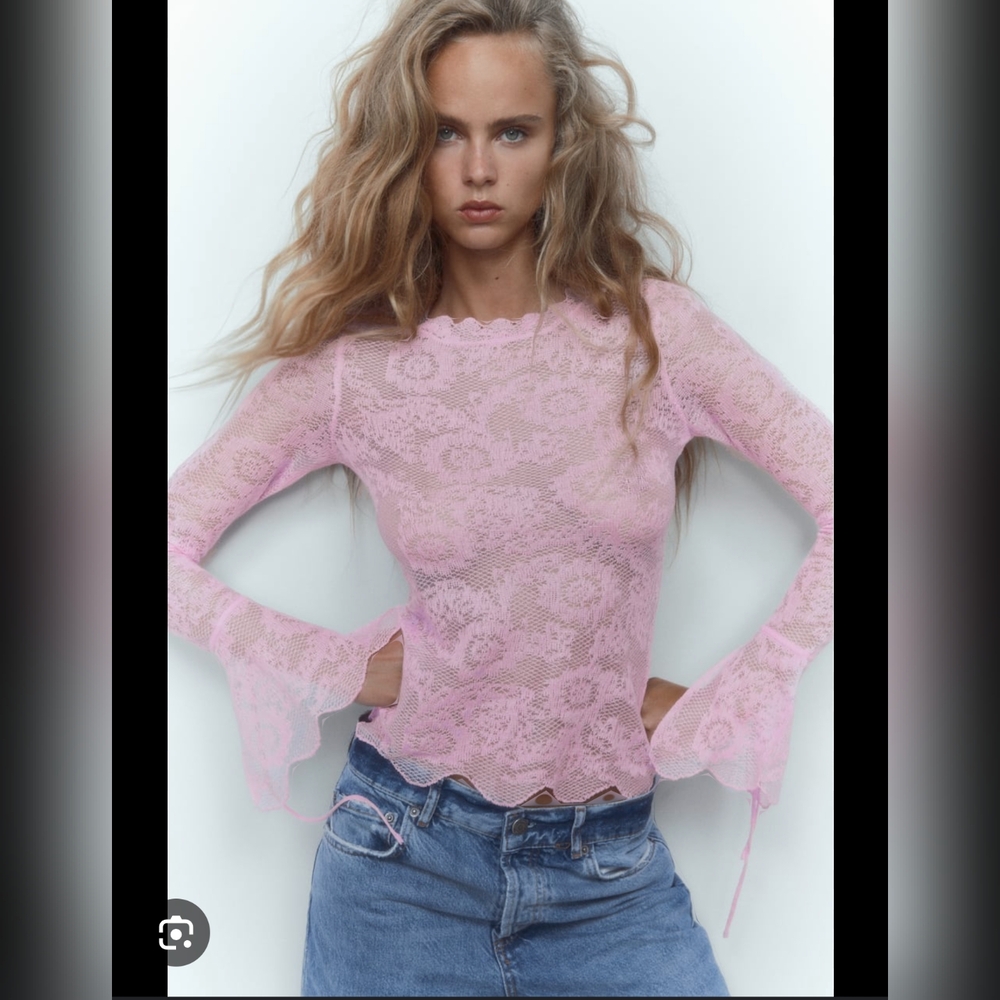 NWT Zara Lace Top
